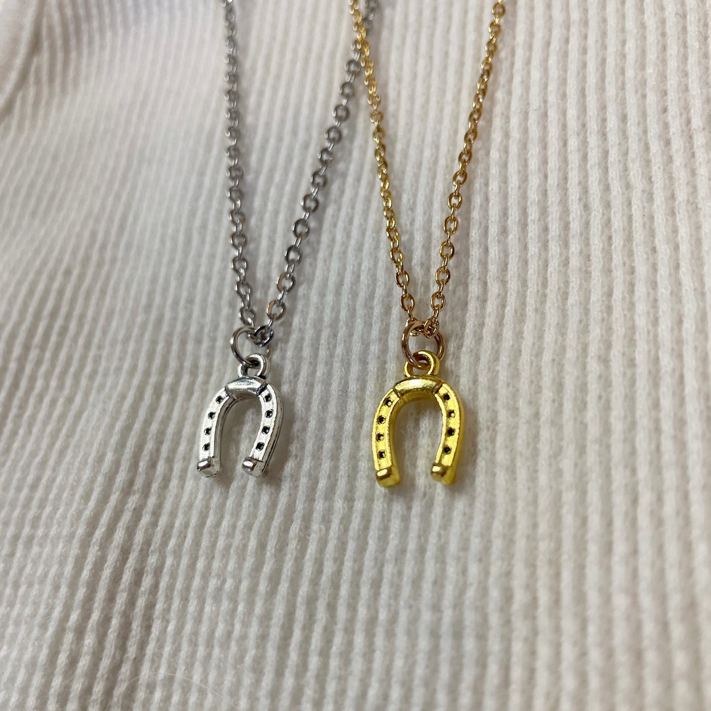 Lucky Horseshoe Necklace Set