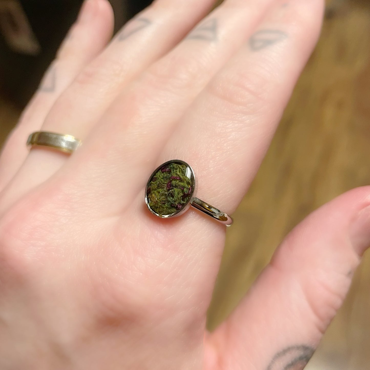 Moss Ring size 7
