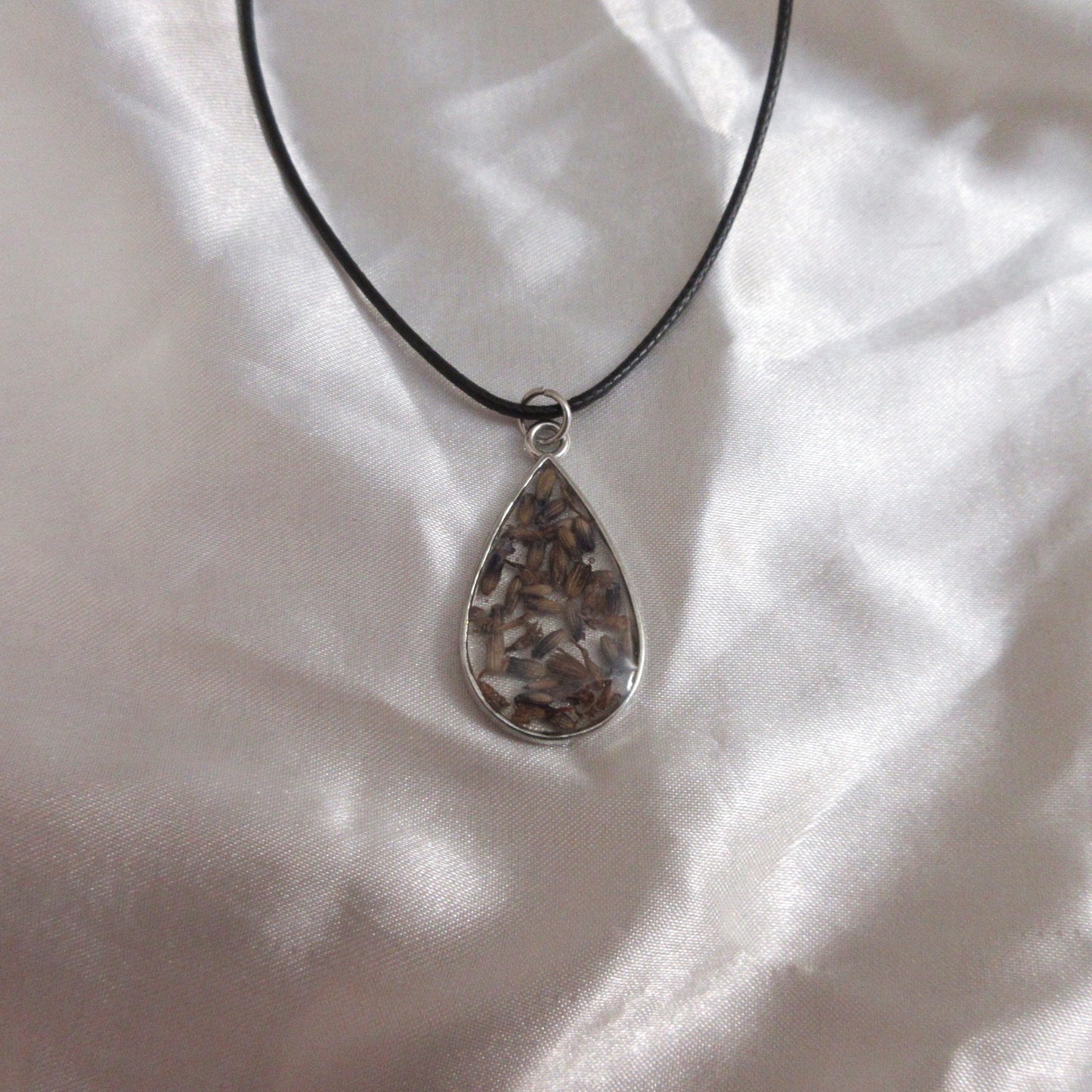 Lavender Teardrop Necklace