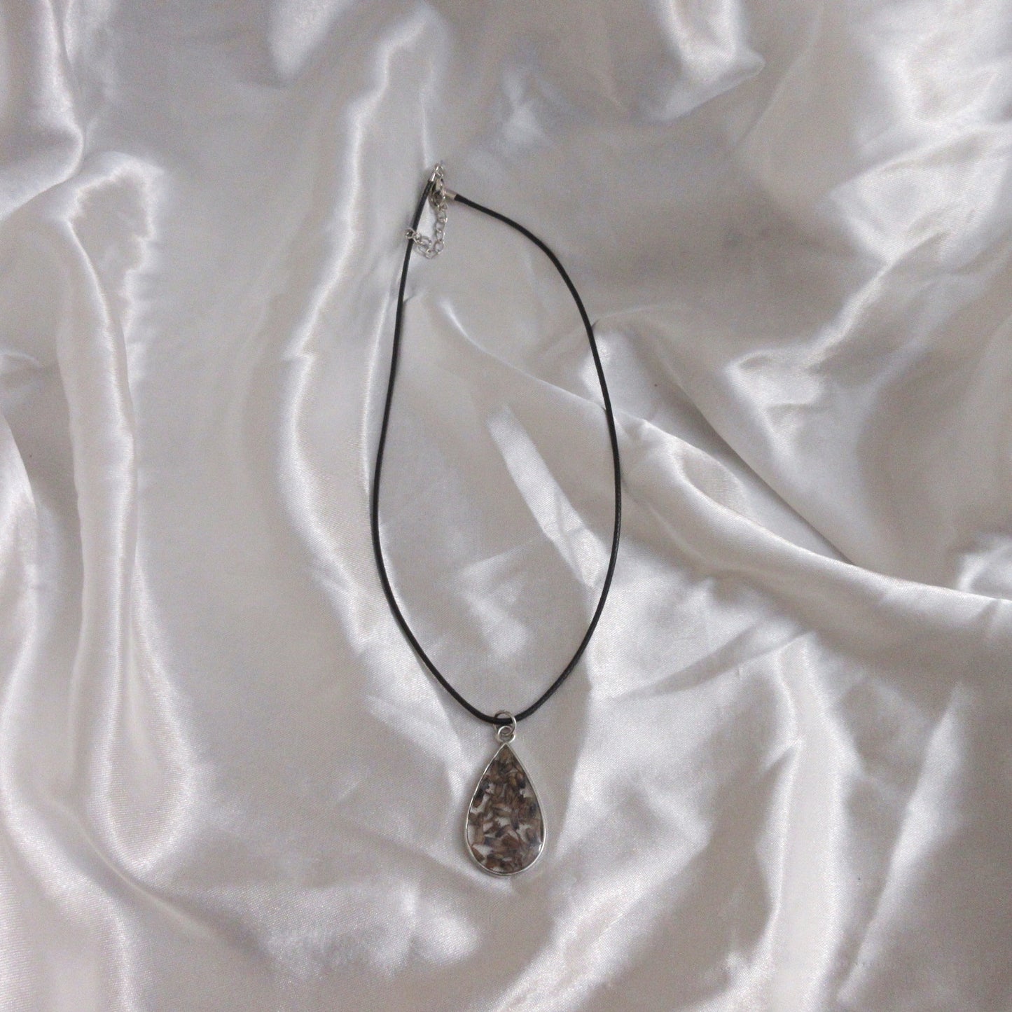 Lavender Teardrop Necklace